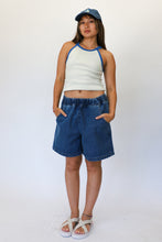 Load image into Gallery viewer, Blue Denim City Shorts