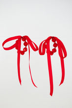 Load image into Gallery viewer, 68f6623ec600065f8f92bc31_abacus-row-ceremony-earrings-scarlet-002_1763136877555.jpg
