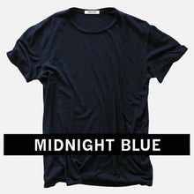 Load image into Gallery viewer, 68f6623ec600065f8f92bc31_hiro-clark-t-shirt-navy_1780602126756.jpg