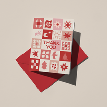 Load image into Gallery viewer, 68f6623ec600065f8f92bc31_quiltedthankyoucard-creambackground-heroimage_1764142875875.png