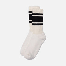 Load image into Gallery viewer, 68f6623ec600065f8f92bc31_socks-mono-stripe-black_1779297375231.jpg
