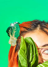 Load image into Gallery viewer, Large Bok Choy Hair Claw Clip