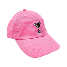 Load image into Gallery viewer, Pink Martini Embroidered Hat
