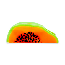 Load image into Gallery viewer, Large Papaya Hair Claw Clip