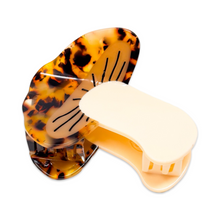 Load image into Gallery viewer, Midi Shiitake Mushroom Hair Claw Clip