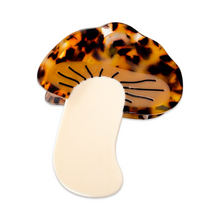 Load image into Gallery viewer, Midi Shiitake Mushroom Hair Claw Clip