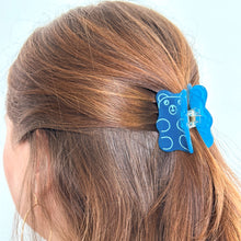 Load image into Gallery viewer, Mini Blue Gummy Bear Hair Claw Clip