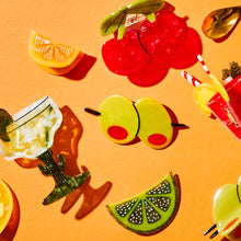 Load image into Gallery viewer, Lime Slice Alligator Hair Clip