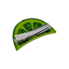 Load image into Gallery viewer, Lime Slice Alligator Hair Clip
