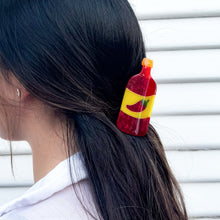 Load image into Gallery viewer, Large Hot Sauce Hair Claw Clip