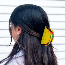 Load image into Gallery viewer, Large Taco Hair Claw Clip