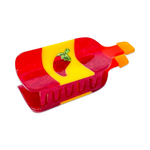 Load image into Gallery viewer, Large Hot Sauce Hair Claw Clip
