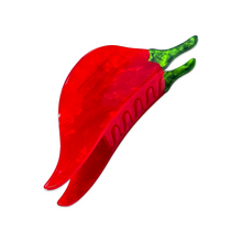 Load image into Gallery viewer, Midi Chili Pepper Hair Claw Clip