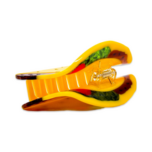 Load image into Gallery viewer, Large Taco Hair Claw Clip