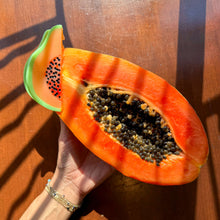 Load image into Gallery viewer, Large Papaya Hair Claw Clip