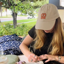 Load image into Gallery viewer, Pretzel Embroidered Hat