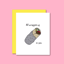Load image into Gallery viewer, Burrito Love Risograph Card