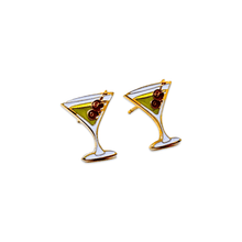 Load image into Gallery viewer, Martini Enamel Earrings