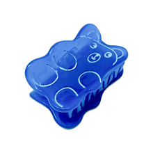 Load image into Gallery viewer, Mini Blue Gummy Bear Hair Claw Clip