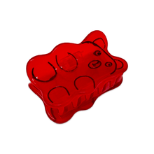 Load image into Gallery viewer, Mini Red Gummy Bear Hair Claw Clip