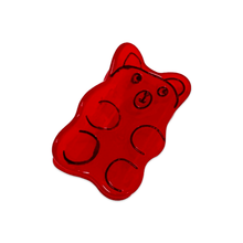 Load image into Gallery viewer, Mini Red Gummy Bear Hair Claw Clip