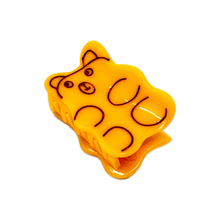 Load image into Gallery viewer, Mini Yellow Gummy Bear Hair Claw Clip