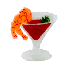 Load image into Gallery viewer, Large Shrimp Cocktail Hair Claw Clip