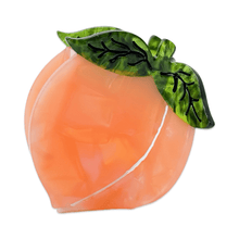 Load image into Gallery viewer, Midi Peach Hair Claw Clip