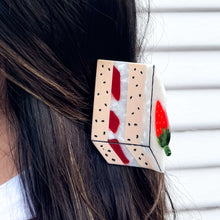 Load image into Gallery viewer, Large Tres Leches Cake Hair Claw