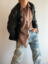 Load image into Gallery viewer, Mauve L-Sleeve Button Down Shirt