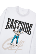 Load image into Gallery viewer, EGMH2100-Oversized LS Graphic Tees - Self Established-Bright White_Detail 1