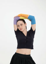 Load image into Gallery viewer, PUZZLE CARDIGAN NAVY-3-2