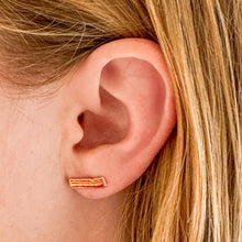 Load image into Gallery viewer, Bacon Enamel Earrings Jewelry Jenny Lemons