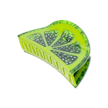 Load image into Gallery viewer, Big Lime Slice Hair Claw Accessories Jenny Lemons