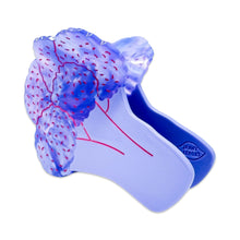 Load image into Gallery viewer, Big Purple Cauliflower Hair Claw Accessories Jenny Lemons