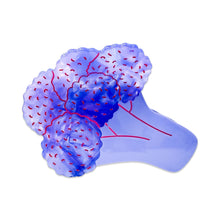Load image into Gallery viewer, Big Purple Cauliflower Hair Claw Accessories Jenny Lemons