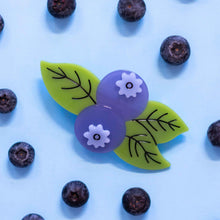 Load image into Gallery viewer, Blueberry French Barrette Accessories Jenny Lemons