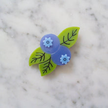 Load image into Gallery viewer, Blueberry French Barrette Accessories Jenny Lemons