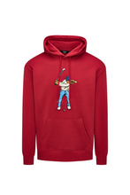 Load image into Gallery viewer, EGMC3004-CoreHoodieSwingman-MRed-Front