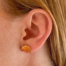 Load image into Gallery viewer, Croissant Enamel Earrings Jewelry Jenny Lemons
