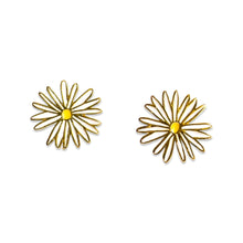 Load image into Gallery viewer, Daisy Enamel Earrings Jewelry Jenny Lemons