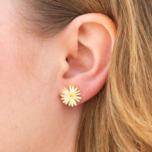 Load image into Gallery viewer, Daisy Enamel Earrings Jewelry Jenny Lemons
