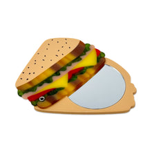 Load image into Gallery viewer, Deli Sandwich Compact Mirror Accessories Jenny Lemons
