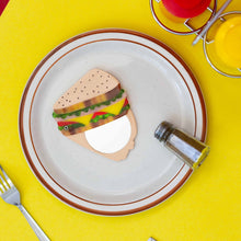 Load image into Gallery viewer, Deli Sandwich Compact Mirror Accessories Jenny Lemons