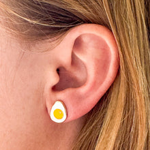 Load image into Gallery viewer, Egg Enamel Earrings Jewelry Jenny Lemons