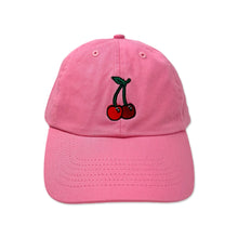 Load image into Gallery viewer, Embroidered Cherries Hat Accessories Jenny Lemons