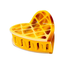 Load image into Gallery viewer, Heart Waffle Hair Claw Accessories Jenny Lemons