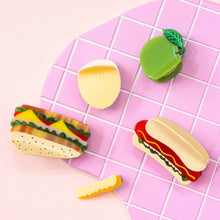 Load image into Gallery viewer, Hot Dog Hair Claw with all the Fixins Accessories Jenny Lemons