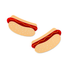 Load image into Gallery viewer, Hot Dog Hair Clip Set Accessories Jenny Lemons