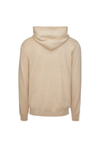 Load image into Gallery viewer, EGML3007-Wool_Hooded_Sweater-Pale_Khaki-Back